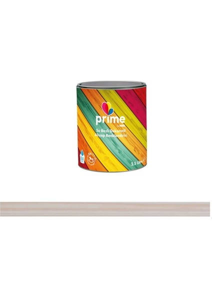 Prime Dekoratif Ahşap Renklendirici 2,5 Lt-Sa 1119 White (Beyaz)