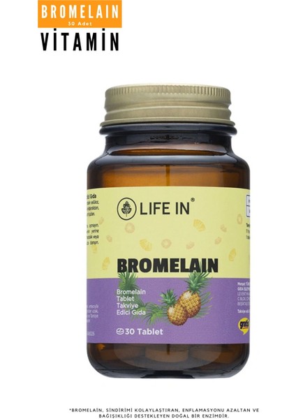 Bromealin 30 Tablet Vitamin