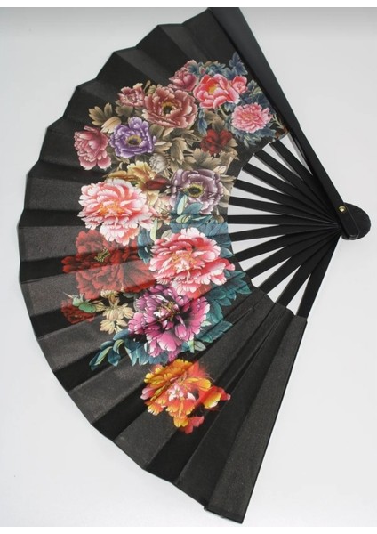 Çiçek Desenli Yelpaze 12'li Düğün Kına Nişan Parti Eğlence Organisazyon ve Yaz Ayları Için Yelpaze fiyatları