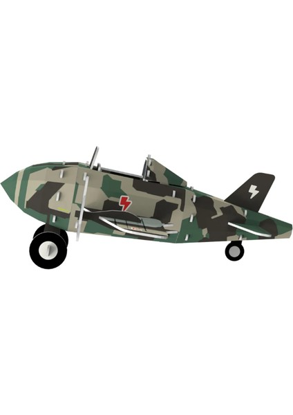 Planör Uçak 3D Puzzle 30 Parça