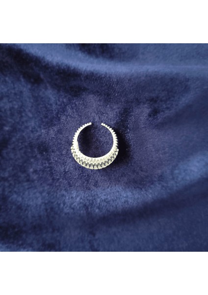 Gümüş Parıltı Kadın Çelik Yüzük modelleri