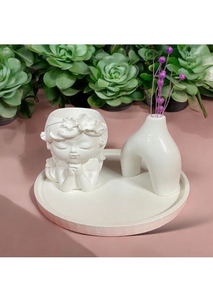 Dekoratif Vazo Seti - Sanat ve Doğanın Zarif Buluşması