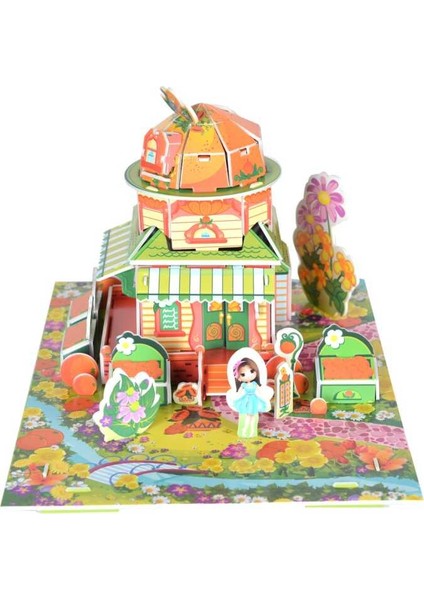 Hobbit Ev 3D Yapboz 50 Parça