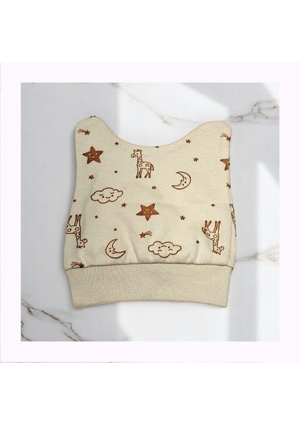 Zürafa Nakışlı 3lü Zıbın Seti 0-3 Ay %100 Pamuktan fiyatları
