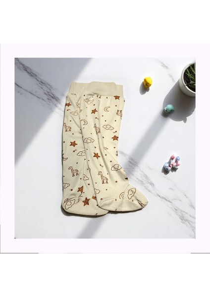 Zürafa Nakışlı 3lü Zıbın Seti 0-3 Ay %100 Pamuktan modelleri