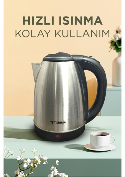 TY-S888-066 Paslanmaz Çelik Kettle 1500W 1.8l Su Isıtıcı