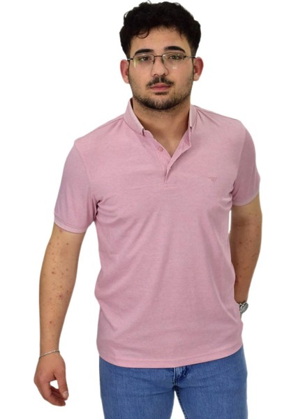 Erkek Büyük Beden Polo Yaka Merserize Tişört T3000 BGL-ST04534
