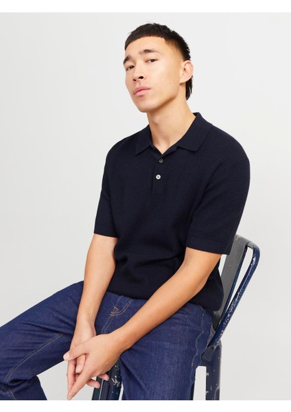 Jprcccooper Knıt Polo Ss Sn Sky fırsatları