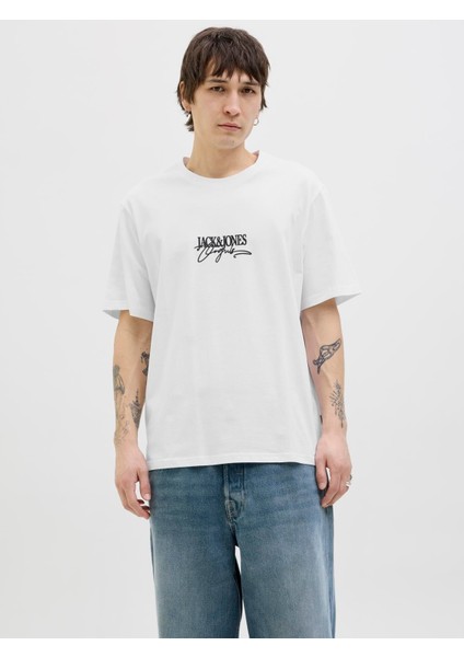 Joralmerıa Brandıng Tee Ss Crew Neck Bright White