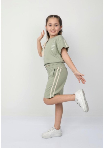3-10 Yaş Arası Kız Çocuk Şortlu Takım