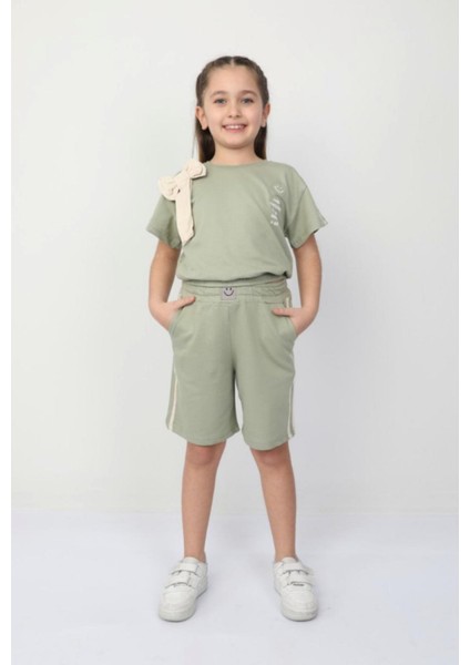 3-10 Yaş Arası Kız Çocuk Şortlu Takım modelleri