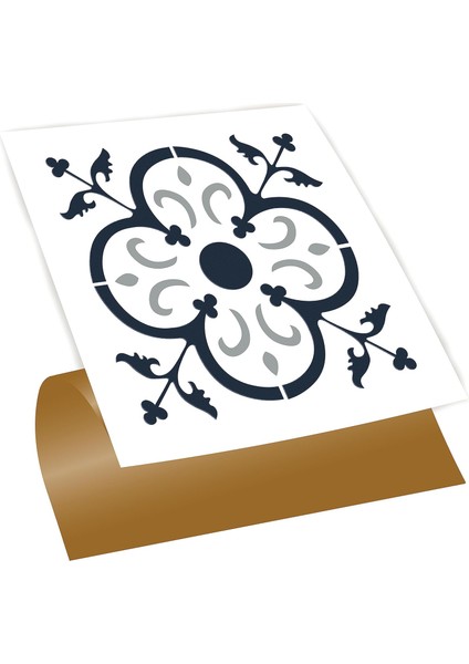 Kendinden Yapışkanlı Solo Fas Desenli Pvc Karo 30X30 cm (56 Adet / 5 M²)
