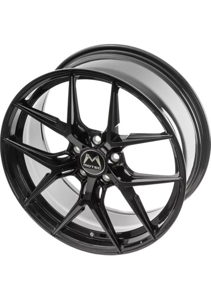 Motec Mcr4 Ultimate Gloss Black 8,5X19 5X112 ET30 Ø65.5 Takım Jant (4 Adet)