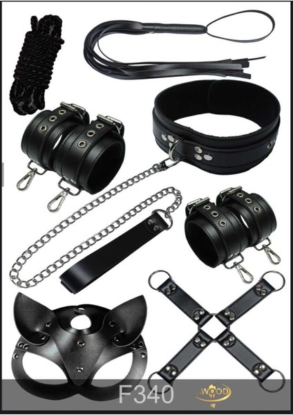 Kadın Kelepçe ve Mask ve Kerbaç Takım Setı