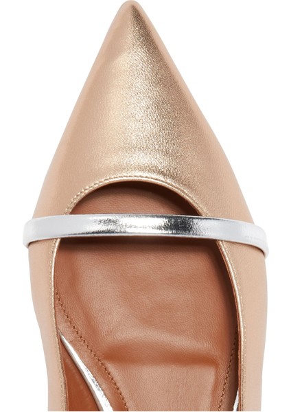 Maureen Metalik Düz Mules - Şık ve Rahat modelleri