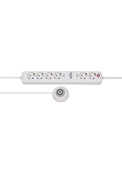 Eco-Line Comfort Güvenlik Anahtarlı 6'lı Uzatma Priz