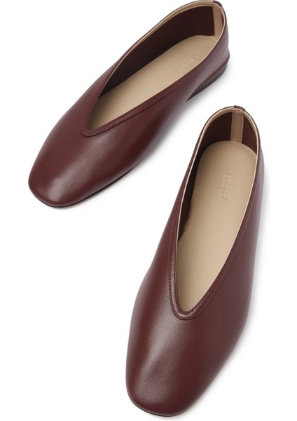 Babouche Düz Deri Balerin Ayakkabılar modelleri