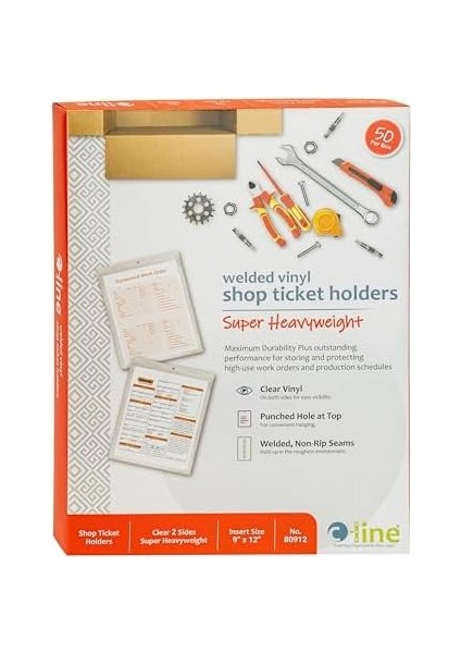 Shop Bilet Tutucu, Iki Taraflı Şeffaf, 9 x 12, 50/bx fiyatları