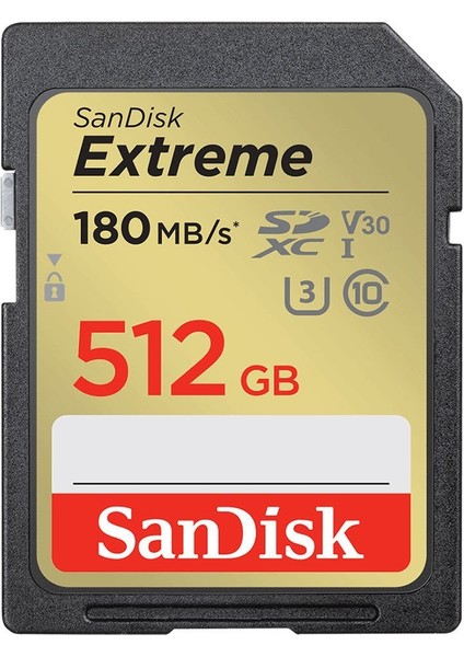 Extreme 512GB 180MB/S Sdxc Hafıza Kartı