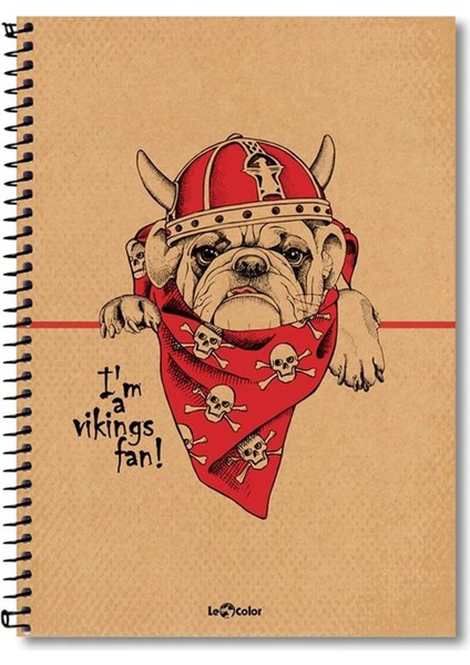 Color A4 Defter Düz 200 Syf Köpek Eco