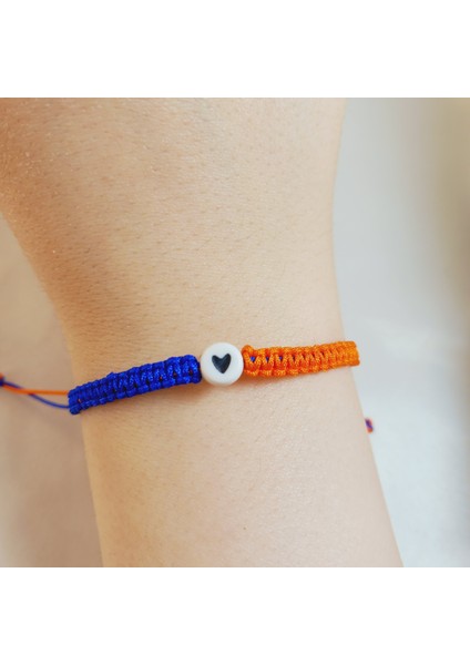 Turuncu Lacivert Başakşehir Fk Kalp Figürlü Boncuk 2'li Çift Bileklik, Makrome Bileklik, Ip Bileklik, Örgü Bileklik, Sevgili Bilekliği, Arkadaşlık Bilekliği, Unisex Hediyelik Bileklik fırsatları