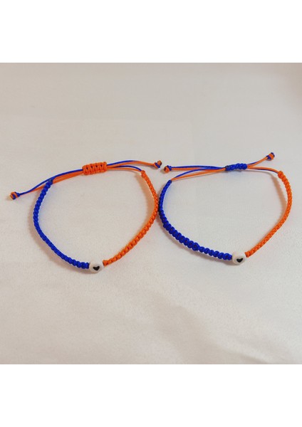 Turuncu Lacivert Başakşehir Fk Kalp Figürlü Boncuk 2'li Çift Bileklik, Makrome Bileklik, Ip Bileklik, Örgü Bileklik, Sevgili Bilekliği, Arkadaşlık Bilekliği, Unisex Hediyelik Bileklik indirimleri