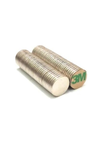 Neodyum Mıknatıs D10X1MM Çap - 60 Adet - Güçlü Neodyum Mıknatıs Magnet