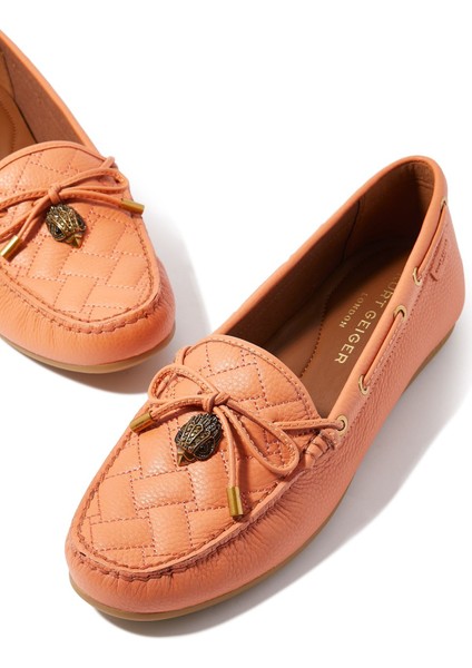 Eagle Mokasen Terlik - Koyu Turuncu indirimleri