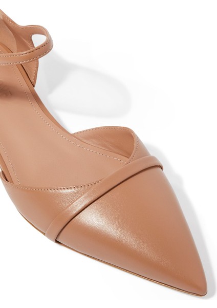 Ulla Pembe Deri Düz Topuklu Ayakkabılar fırsatları