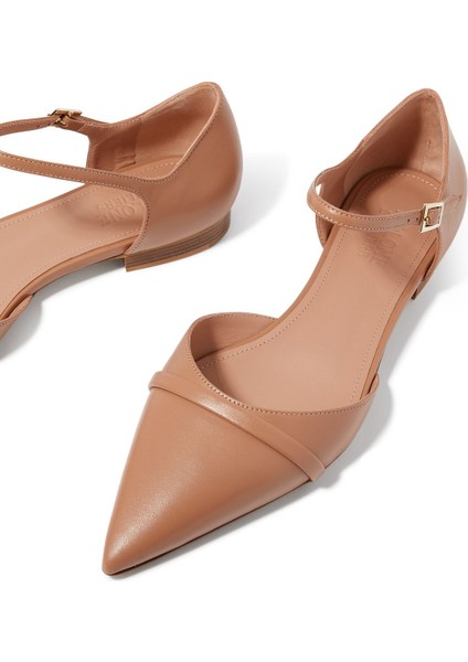Ulla Pembe Deri Düz Topuklu Ayakkabılar indirimleri