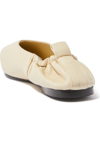 Brie Düz Balerin Ayakkabıları - Krem modelleri