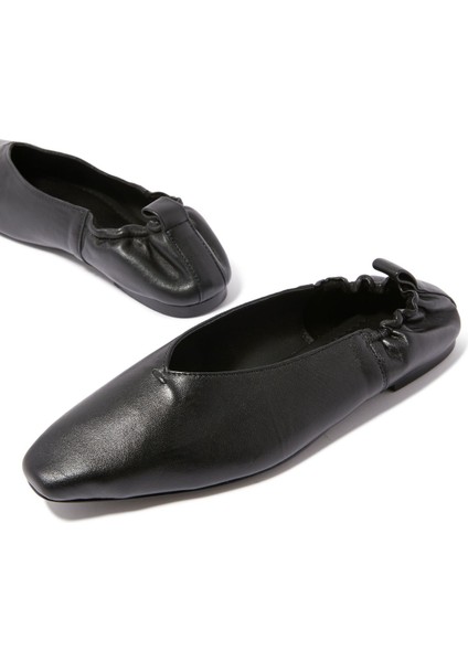 Brie Düz Balerin Ayakkabıları - Siyah indirimleri