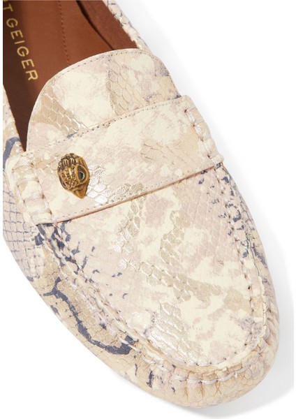 Yılan Desenli Eagle Loafer Ayakkabılar fırsatları