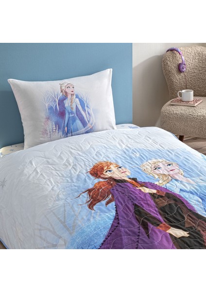 Taç Lisanslı Disney Frozen Sisters Tek Kişilik Pamuk Complete Set