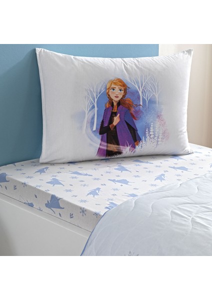 Taç Lisanslı Disney Frozen Sisters Tek Kişilik Pamuk Complete Set