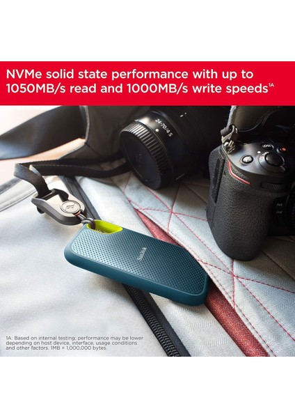 Extreme 2 Tb 1050MB/S Taşınabilir Ssd, USB 3.2 Gen 2 (Monterey)