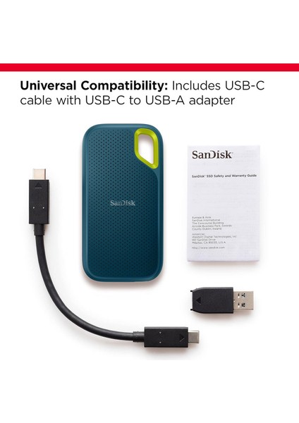 Extreme 2 Tb 1050MB/S Taşınabilir Ssd, USB 3.2 Gen 2 (Monterey)