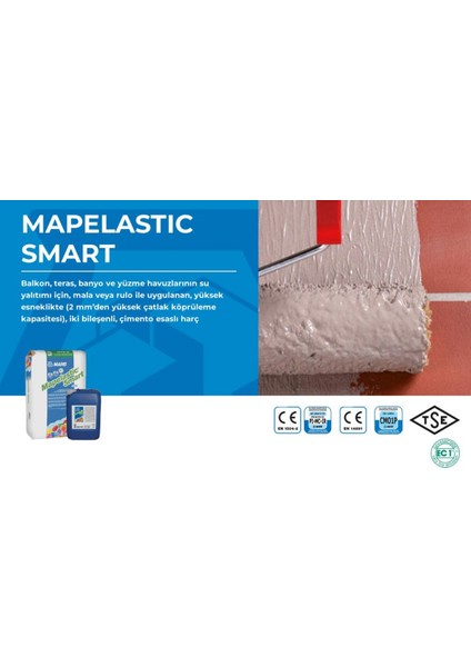 Mapelastic Smart 20+10 kg Set (Yüksek Esneklikte Su Yalıtım Malzemesi)