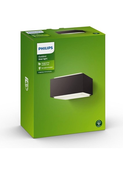 Mygarden LED Dış Mekan Duvar Işığı Hedgehog, Antrasit, E27 Soket, Şık Tasarım