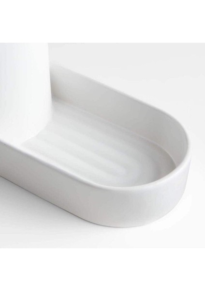 Chet Beyaz Seramik Lavabo Rafı, Minimalist ve Modern Tasarım fırsatları