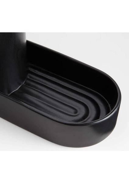 Chet Siyah Seramik Lavabo Rafı, Minimalist ve Modern Tasarım modelleri