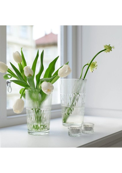 Smallspırea Vazo, Cam, 17 cm fırsatları