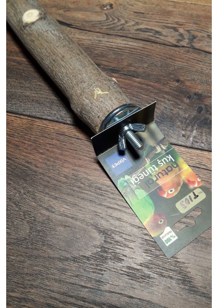 Venty 38 cm Doğal Papağan Tüneği - Kalın Kafes Tüneği | Macaw, Kakadu, Jako, Amazon, Eklektus, Alexander - T103 indirimleri