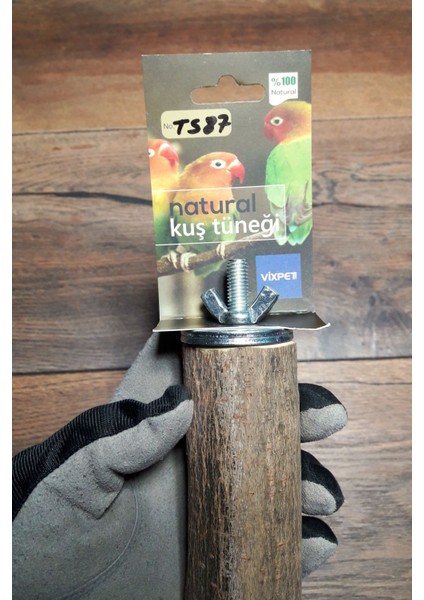 Venty 25 cm Doğal Papağan Tüneği - Ø40 mm Kalın Kafes Tüneği | Macaw, Kakadu, Jako, Amazon, Eklektus, Alexander - T587 fiyatları
