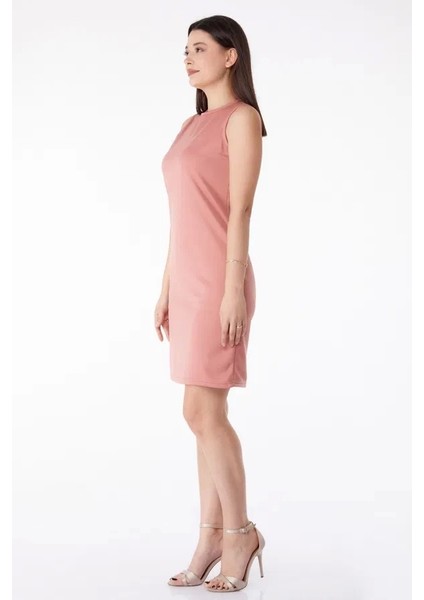 Bisiklet Yaka Kadın Mini Elbise modelleri