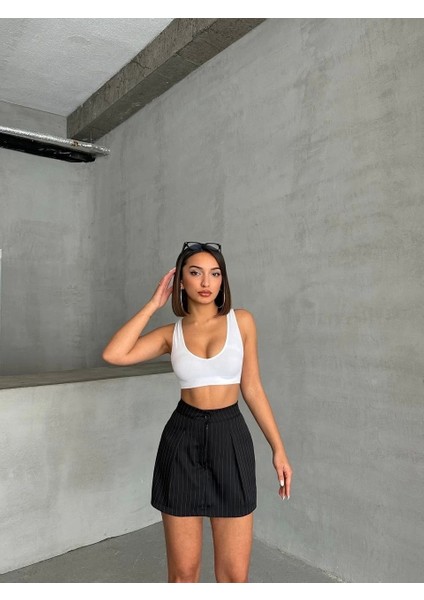 Çizgili Şort Etek indirimleri