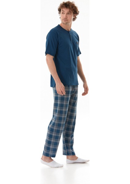 Ekose Desenli Pijama Takımı