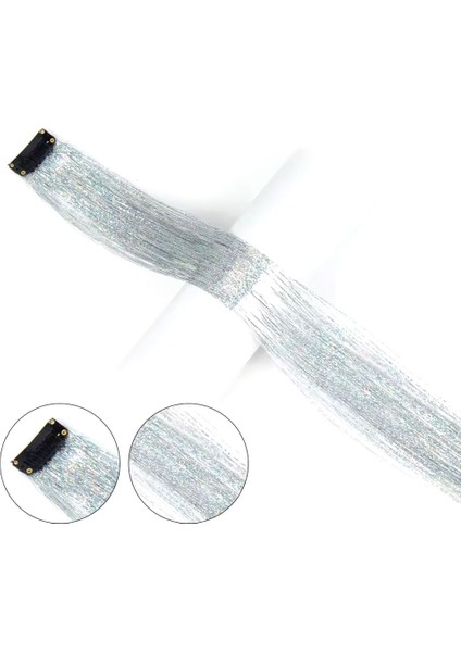 OEM Klipsli Hair Tinsel Saç Simi / HTK11
