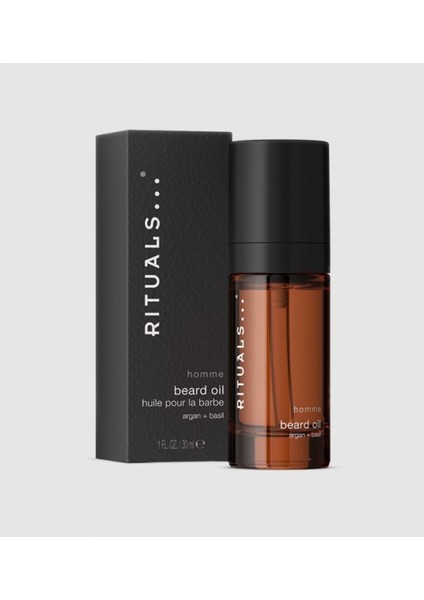 Homme Sakal Yağı – Argan & Fesleğen Yağı ile Besleyici, Yumuşatıcı ve Nemlendirici Bakım