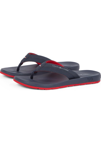 Lacivert Erkek Plaj Terliği Molded Hılfıger Beach Sandal modelleri